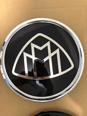 Applicable to Maybach C- Class A- Class B- Class R GLA CLA CLS Weiting modified mirror car logo middle net logo (Car logo) - w205-silver-edge