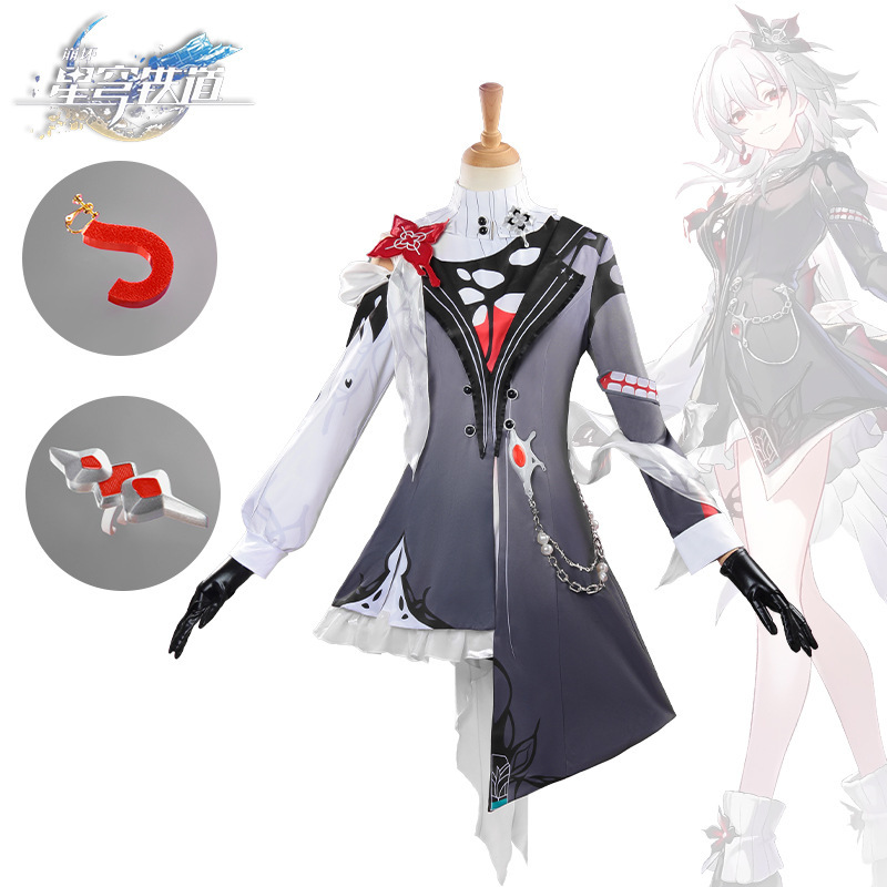 Long Night Moon Cos Panax Notoginseng Cos Suit Collapse Star Dome Railway Osplay Costume Role-Playing Two-Dimensional Anime Costume