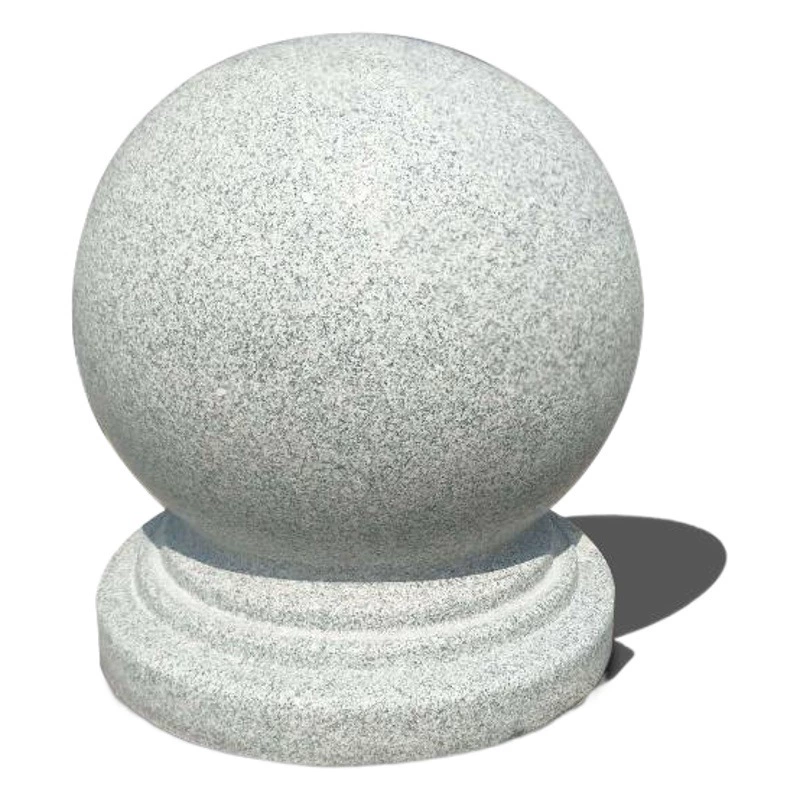 Гранитный круглый каменный блокиратор для дорог, мраморный круглый блокиратор для парков и школ, квадратный каменный блокиратор для дорог, столб-ограничитель движения транспорта