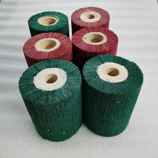 Brushed Wheel Stainless Steel Polishing Wheel Brushed Fiber Wheel Brushed Polishing Machine 25 Inner Hole Wood Core Scouring Pad Polishing Wheel