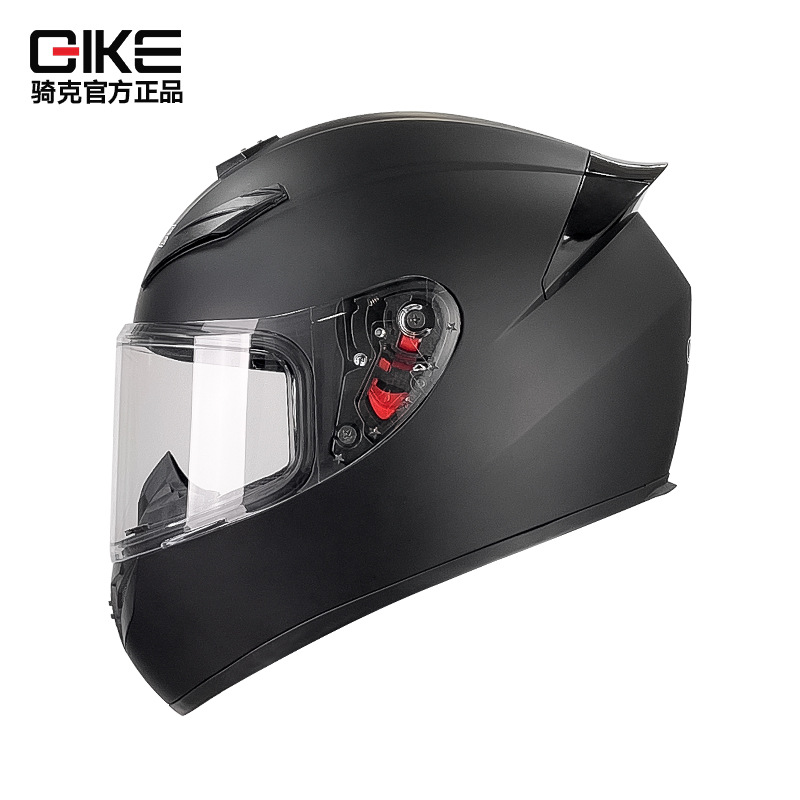 Casco de motocicleta para hombres y mujeres de invierno personalidad casco de seguridad de automóviles eléctricos cuatro estaciones Caballero Bluetooth locomotora casco completo
