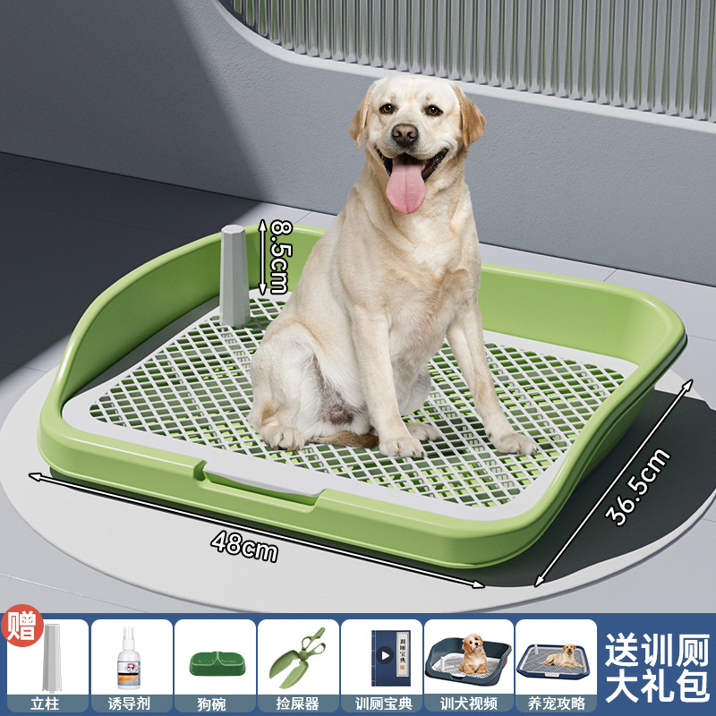 Suministros para mascotas, inodoros para perros, tabletas de gran tamaño, anti-pisoteo, anti-salpicaduras, orinal, perros grandes, medianos y pequeños.