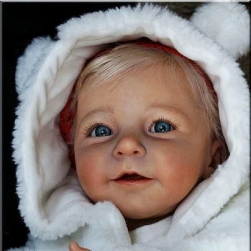 BZDOLL 3D усовершенствованный окрашенный кровеносный сосуд зеленое сухожилие видно 55 см реборн Кукла реборн ребенок