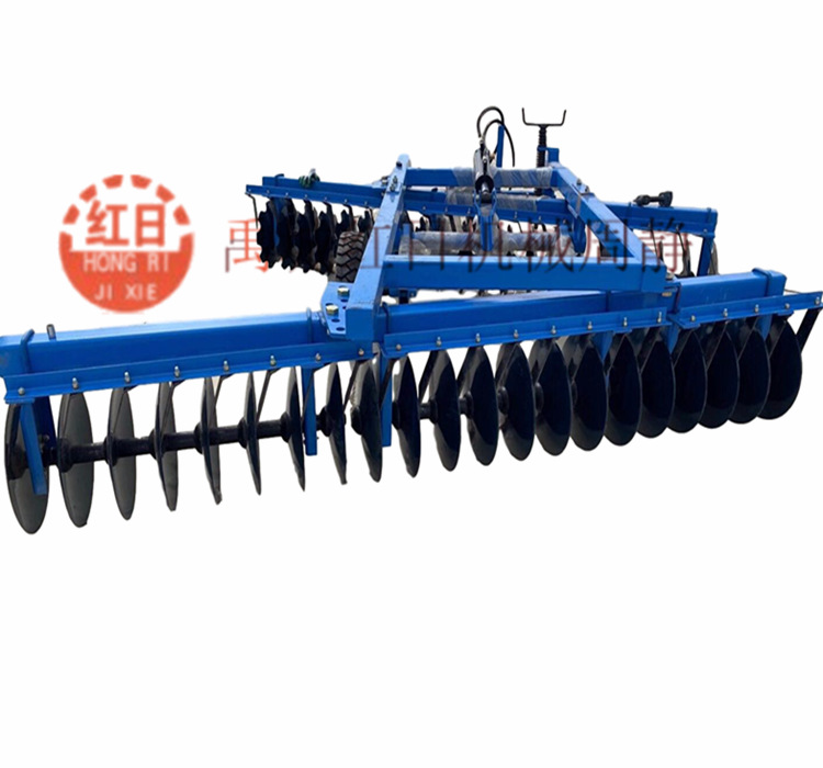 农用缺口圆盘耙  3.4米轻型圆盘耙  阿里巴巴实拍整地圆盘耙