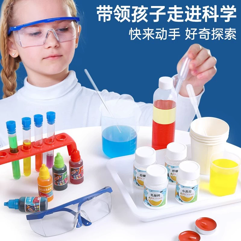 Children's chemical set for experiments for elementary school students for kindergarten handmade, equipment, toy, science and technology