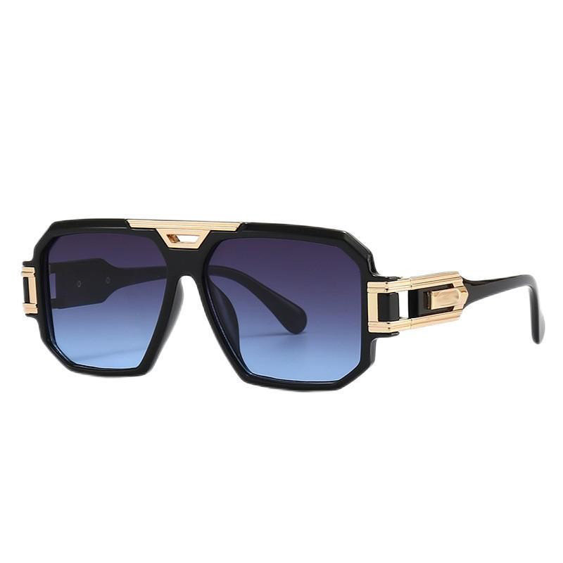Black frame gray blue