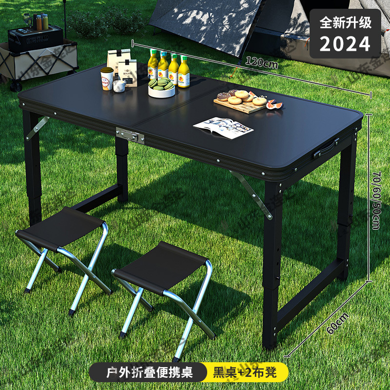 Mesa plegable, puestos al aire libre, mercado nocturno, mesa portátil, simple