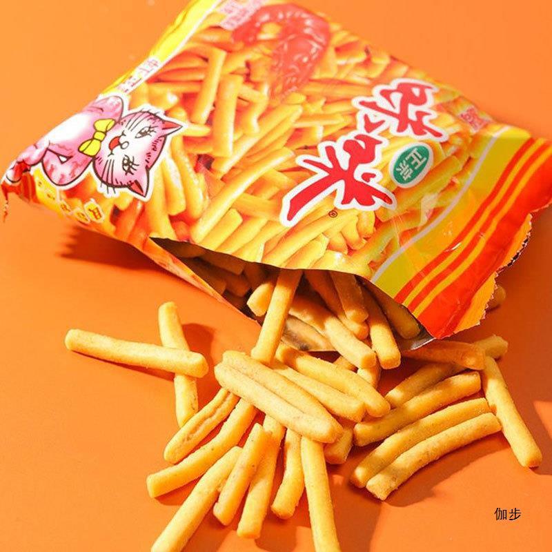 咪咪虾味条整箱批散装儿时回忆膨化食品解馋小零食小吃批发