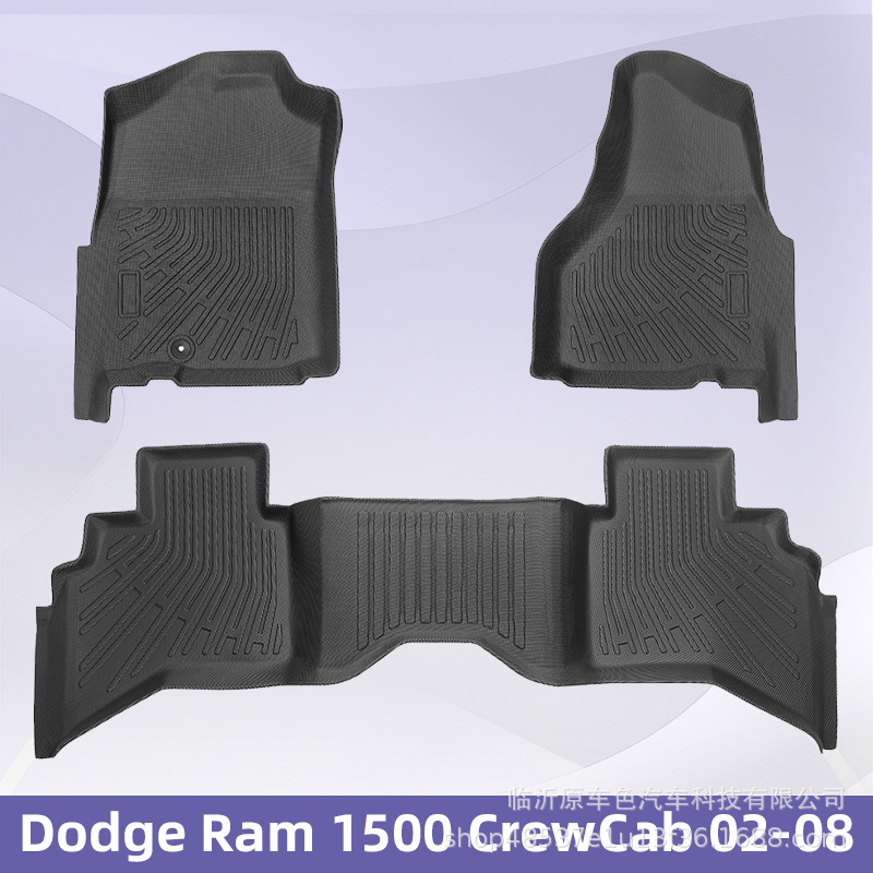 Para el Dodge Ram1500 CrewCab 02-08 3D TPE para todo el tiempo