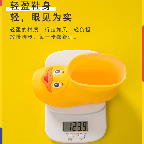 Baby Rain Boots for Girls and Boys, Non-Slip Waterproof Winter Snow Boots for Kids, Cute Girls' and Boys' School Rain Boots with Warm Liner