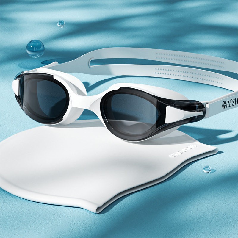 Gafas de Natación HD para Adultos de PC, Impermeables y Anti-empañamiento