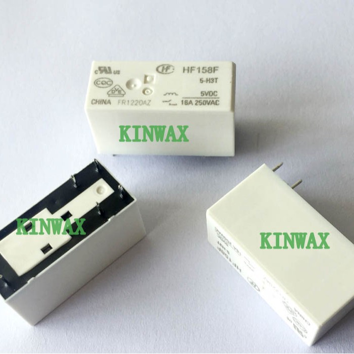 全新原装继电器5VDC HF158F-5-HS3T一组常开6脚16A250VAC
