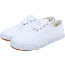 Kindergarten small white shoes sports games autumn students