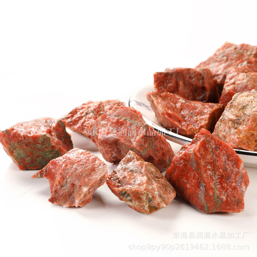 Green stone, original stone, aromatherapy, fragrance spreading stone, crystal, original stone, gravel, crystal handicrafts, crystal decoration