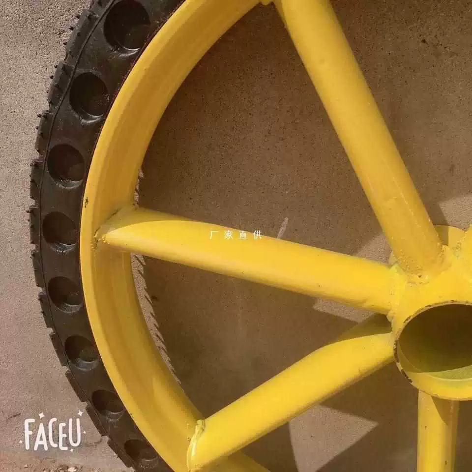 Строительная площадка тележка шина 18-300 Рабочая машина Твердые колеса грузовик ведро стеллаж рикша стальное кольцо