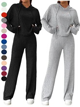 N 44282 Hooded Knit Sweatsuit ��֯������װ �羳����ѷŷ����