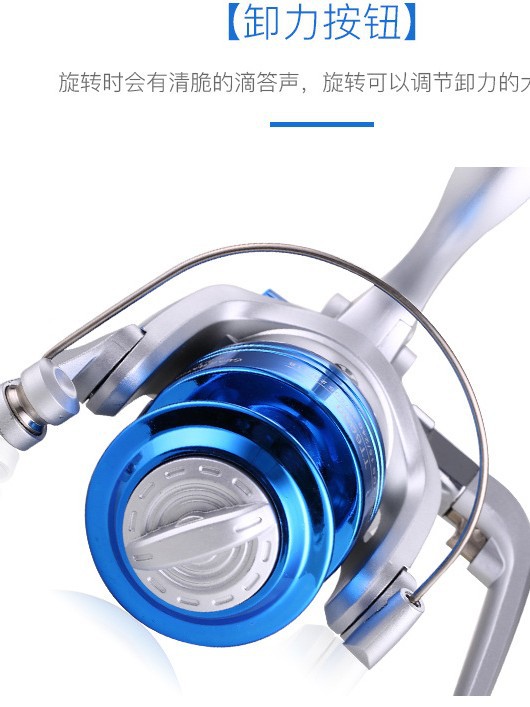 La fábrica de King Shark suministra directamente la rueda giratoria de cabeza de plástico TT, rueda de hilo de pescado, balancín plegable, rueda de pesca de metal