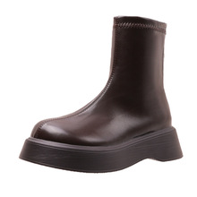 低筒靴 短筒 跨境Shopee亞馬遜 女靴 韓版 騎士靴 一件代發 保暖