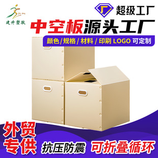 Pp Hollow Board Environmentally Friendly Logistics Packaging and Transportation Box Moisture-Proof and Dust-Proof Plastic Hollow Board Foldableing Turnover Box Manufacturer