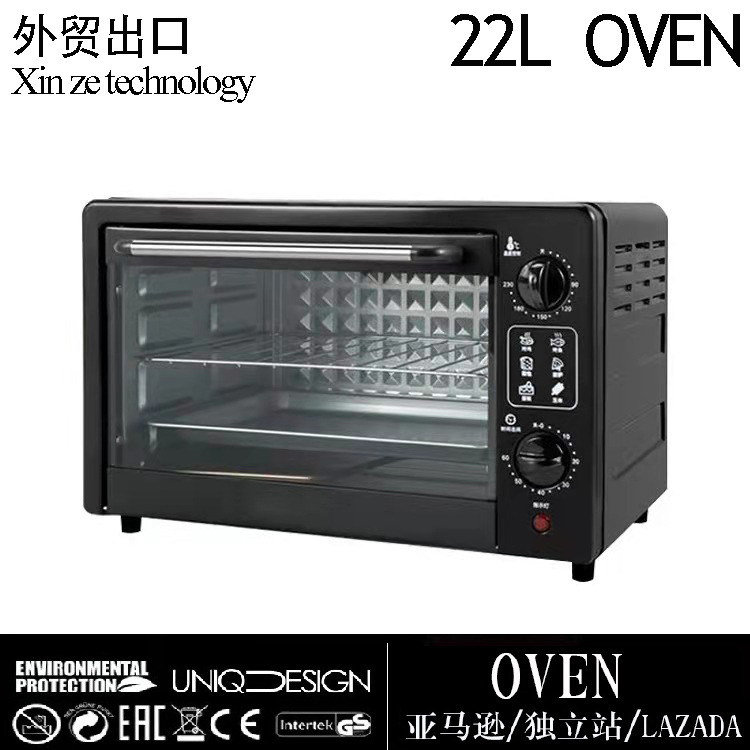 Cross-border foreign trade export household electric oven 22L large capacity OVEN baking cake bread sales gifts