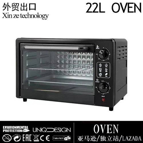Cross-border foreign trade export household electric oven 22L large capacity OVEN baking cake bread sales gifts