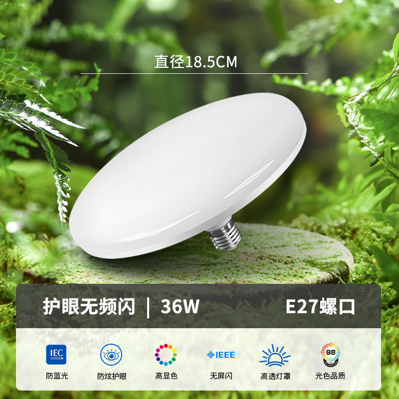 跨境led飞碟灯批发e27螺口灯泡高亮大功率工程家用节能LED球泡灯|undefined