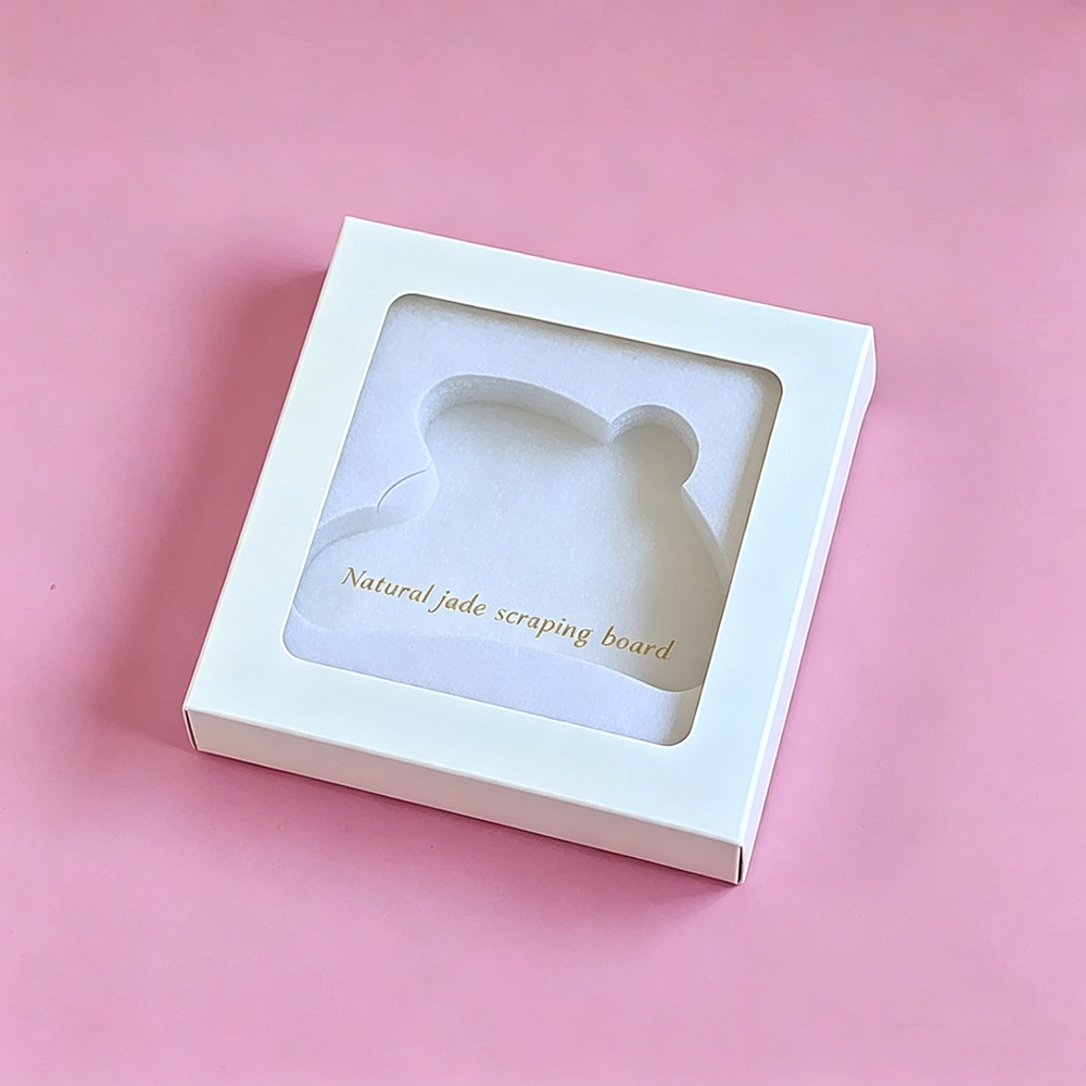 Fábrica de masaje facial en forma de corazón verde phoenix placa de masaje mayorista universal de todo el cuerpo rodillo de masaje de cuello meridiano
