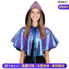万圣节死神披风镭射派对装扮服装多色吸血鬼斗篷厂家现货外贸批发