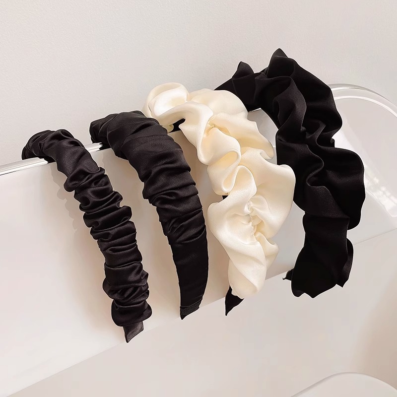 Primavera y verano de alta calidad coreana banda de cabello para mujeres, banda de cabello para lavado de cara, banda de cabello de cráneo alto, pequeña tarjeta de cabello fragante