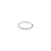Black fashionable brand small design gemstone ring, 2022, Korean style, trend of season, on index finger