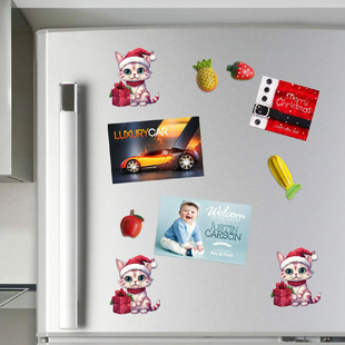 Christmas Cat Acrylic Sandwich Pieces Send Nano Glue for Hand Account Stationery Home Decoration