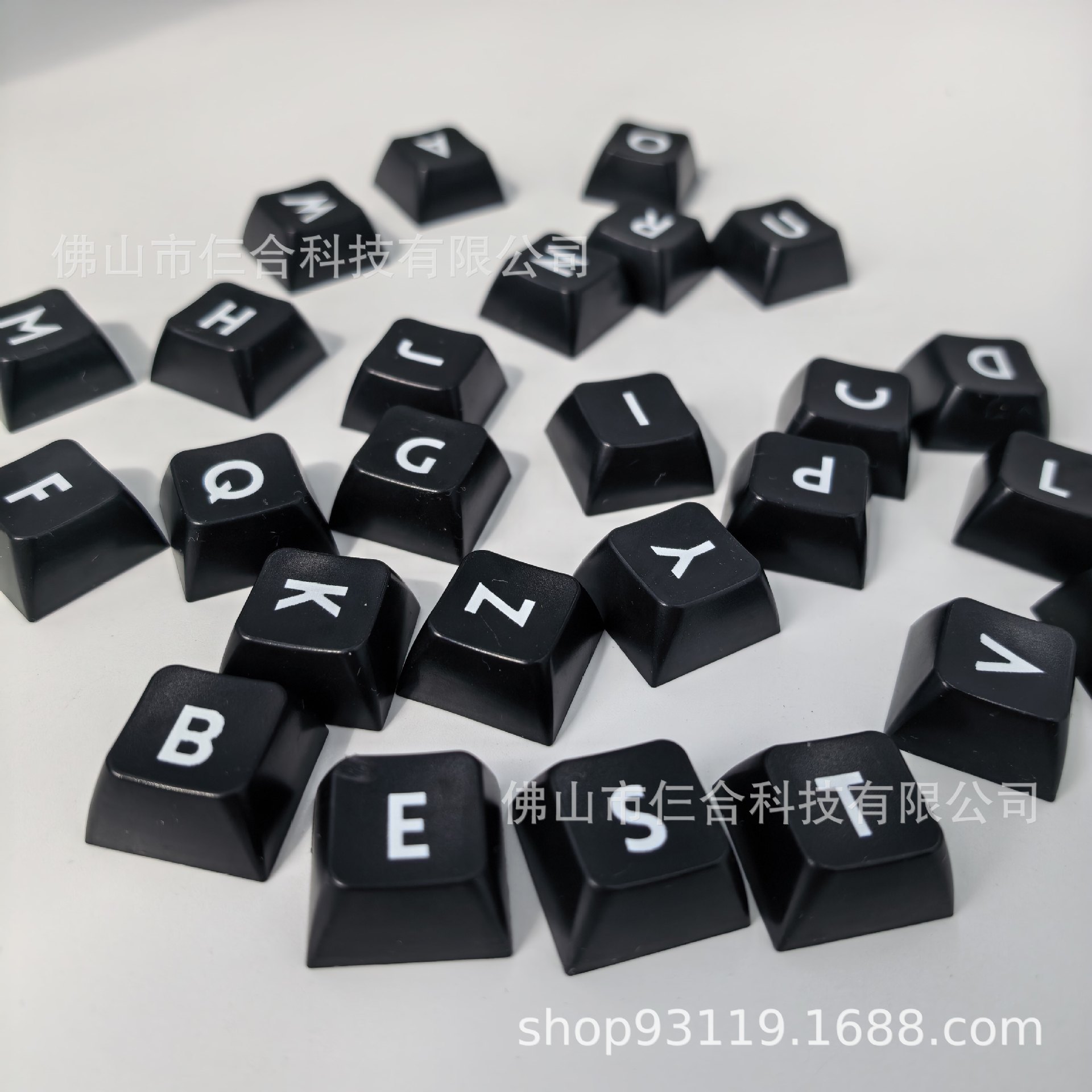 五面热升华加厚PBT键帽机械键盘解压按键玩具钥匙扣挂件客制化