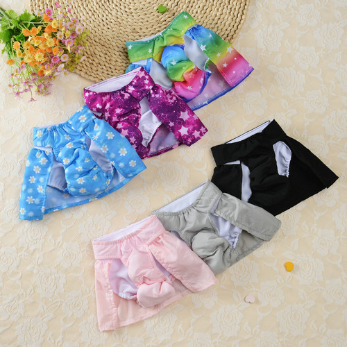  new pet clothes bitch menstrual skirt menstrual safety pants sanitary diapers anti-harassment estrus diapers