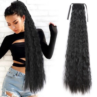 ���נC�Rβ�ٰl���L�����Rβ�p�ӼٰlƬ���lCurly Wavy Ponytail