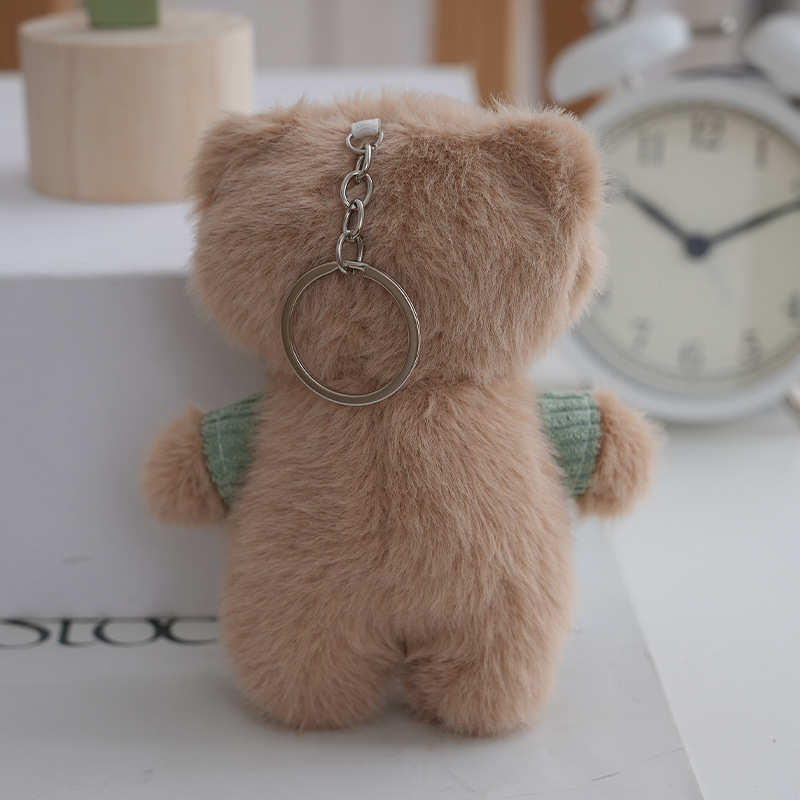 ネット有名人かわいい文字クマペンダントぬいぐるみ人形クマバッグペンダントキーホルダー人形人形|undefined
