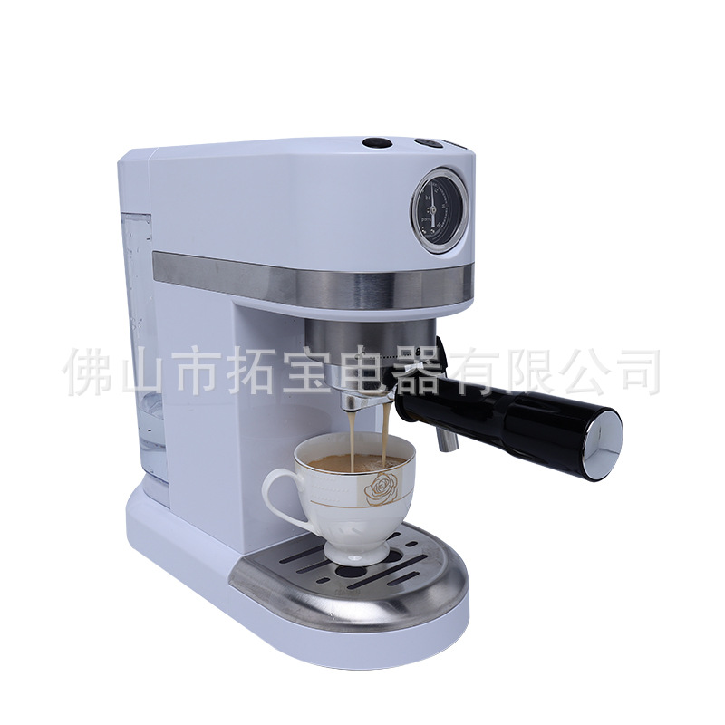 Coffelady italiano máquina de café espresso automática bomba tipo de presión máquina estrecha máquina de café hogar con manómetro