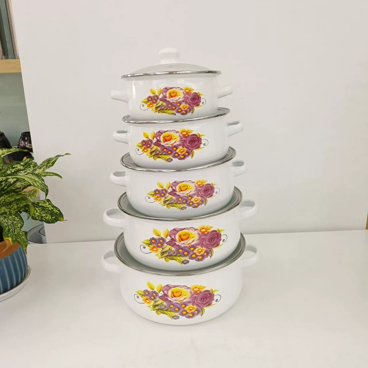 Set, electromagnetic universal glass enamel, direct factory sales, (Physicals), 5 pieces