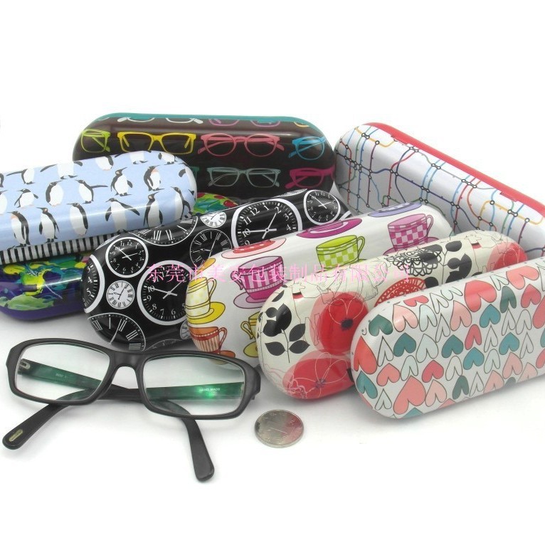 精美眼镜盒 铁盒包装厂 创意马口铁眼镜包装盒  金属眼镜盒