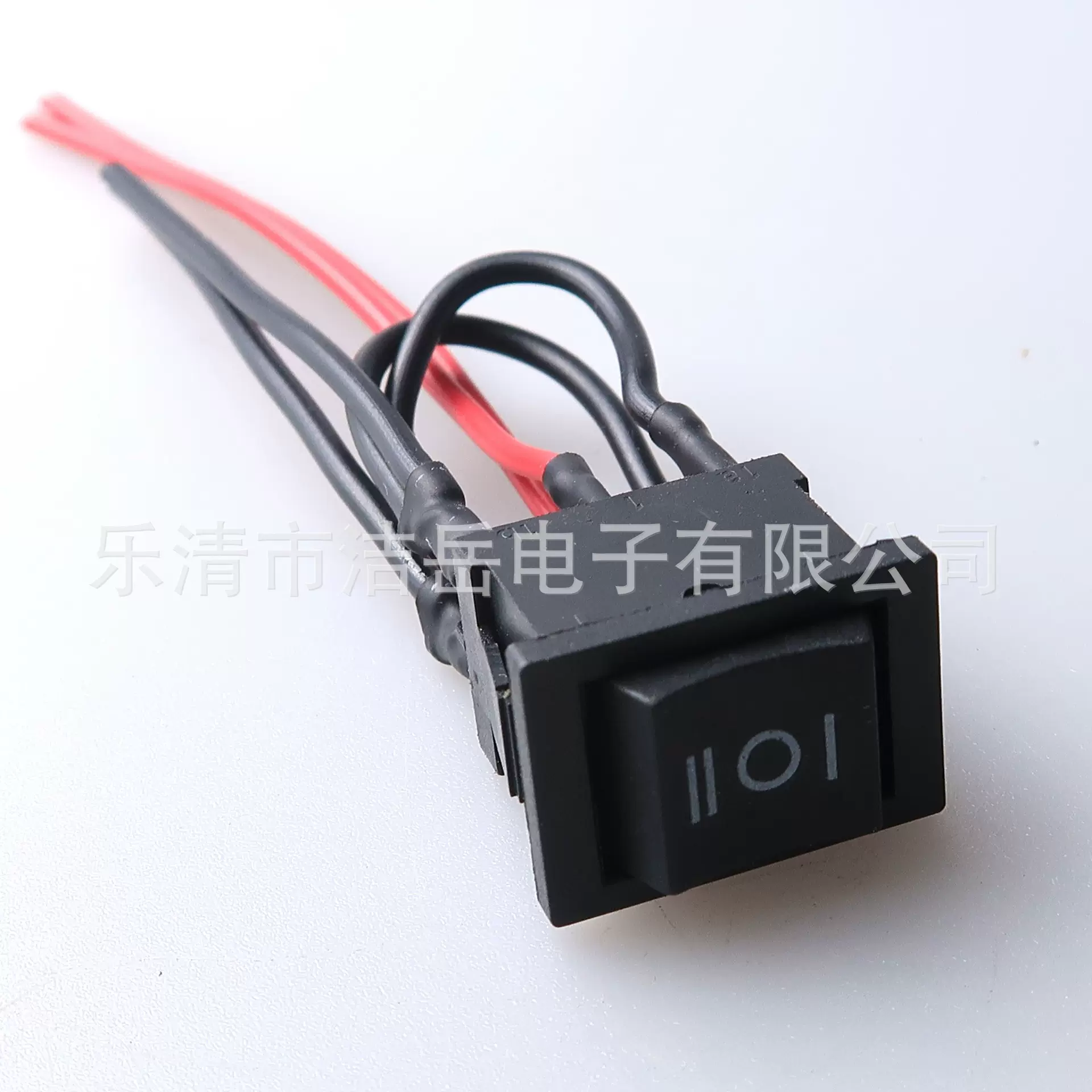 KCD1/15*21mm船型开关正反转焊线加工 三档 六脚电机专用线长10CM