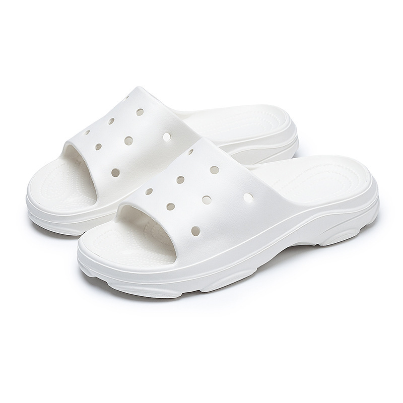 Zapatillas de pareja verano nuevo estilo doméstico interior antideslizante para hombres y mujeres zapatillas casuales multifacéis una zapatilla ligera de EVA