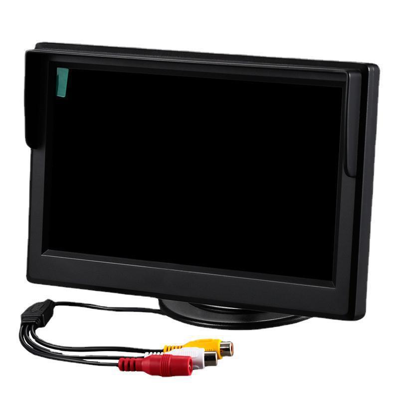 5inch Ahd Vehicle-Mounted Display Monitor with Two Video Inputs for Truck Reversing Monitoring, Exclusively for Cross-Border Use