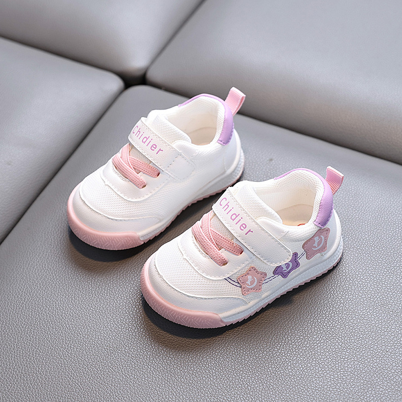 Zapatos para bebés pequeños, anti-patadas y antideslizantes para niños, tesoro para hombres y mujeres, zapatos para niños, modelos de primavera y otoño de 1 a 3 años, suela suave