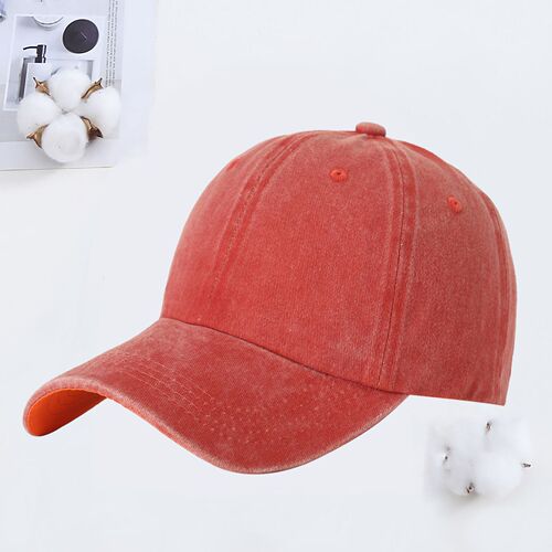 Men's Custom Logo Retro Washed Baseball Cap with Sunglasses and Sun Protection, Duckbill Hat with Print and Embroidery