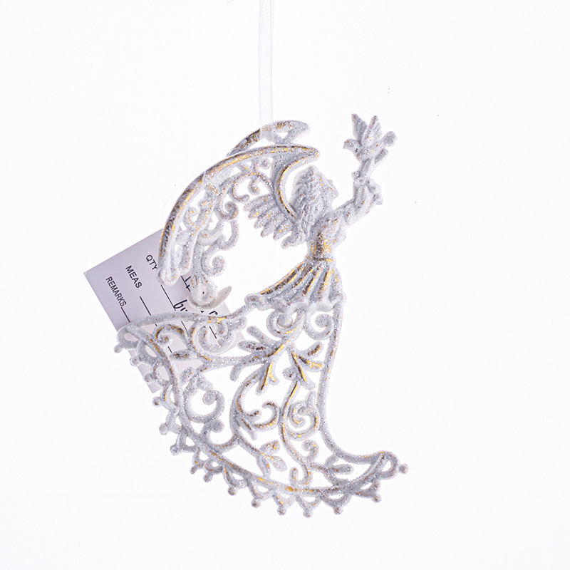 INS plástico personalizado oro rosa inglés celebración lema Navidad escena Pavo Real colgante mariposa libélula regalo al por mayor