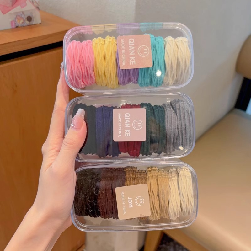 2024 nuevo cabello de cola de caballo de alta elasticidad para niñas no lastimar cabello de cabello de correa de cabello de correa de cabello de cabello duradero