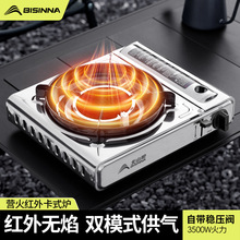 北山狼卡式炉户外便携式燃气炉新款煮茶炉露营炊具炉头红外线炉具