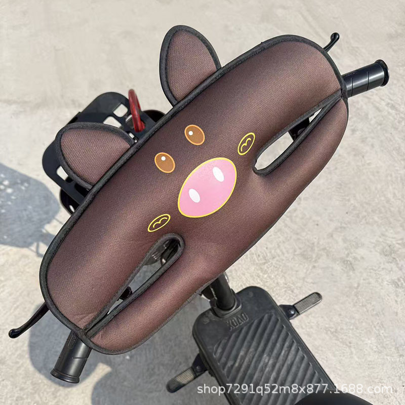 Electric Scooter Motorcycle Child Seat Anti-Collision Headrest Anti-Collision Cushion for Electric Bikes and Strollers