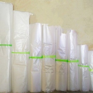 Wholesale transparent white plastic bag thickened vest-style food packaging bag supermarket plastic bag spot