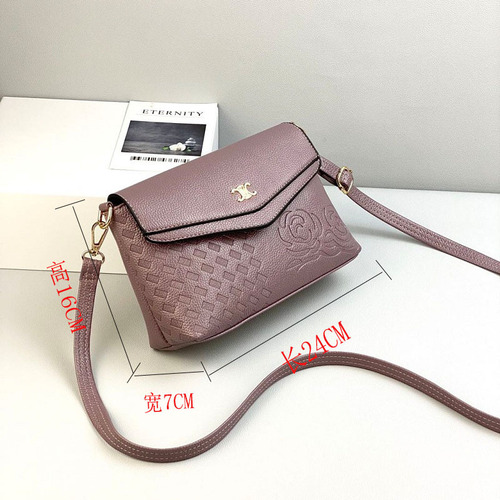 Handbags from Qianzi Fox Cross-Border - New Lychee Pattern, Multi-Layer, Large Capacity, Crossbody Bag for Women, Sold on Street Stalls