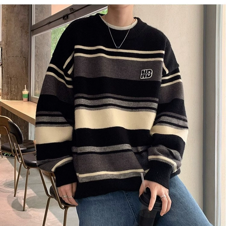 Японский трикотаж с круглым вырезом